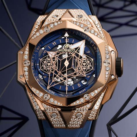 hublot big bang sang bleu gold replica|Hublot big bang edition price.